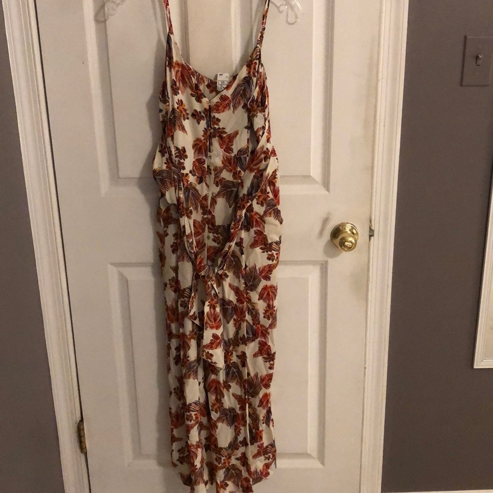 Free People Floral Jumpsuit
